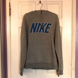 gray nike hoodie♡